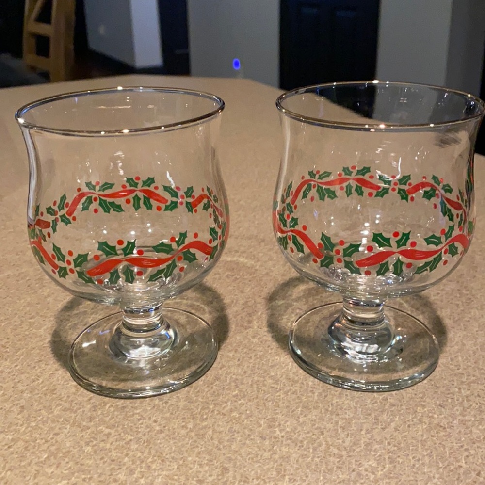 Vintage Arby’s Short-Stem Glasses by Libbey